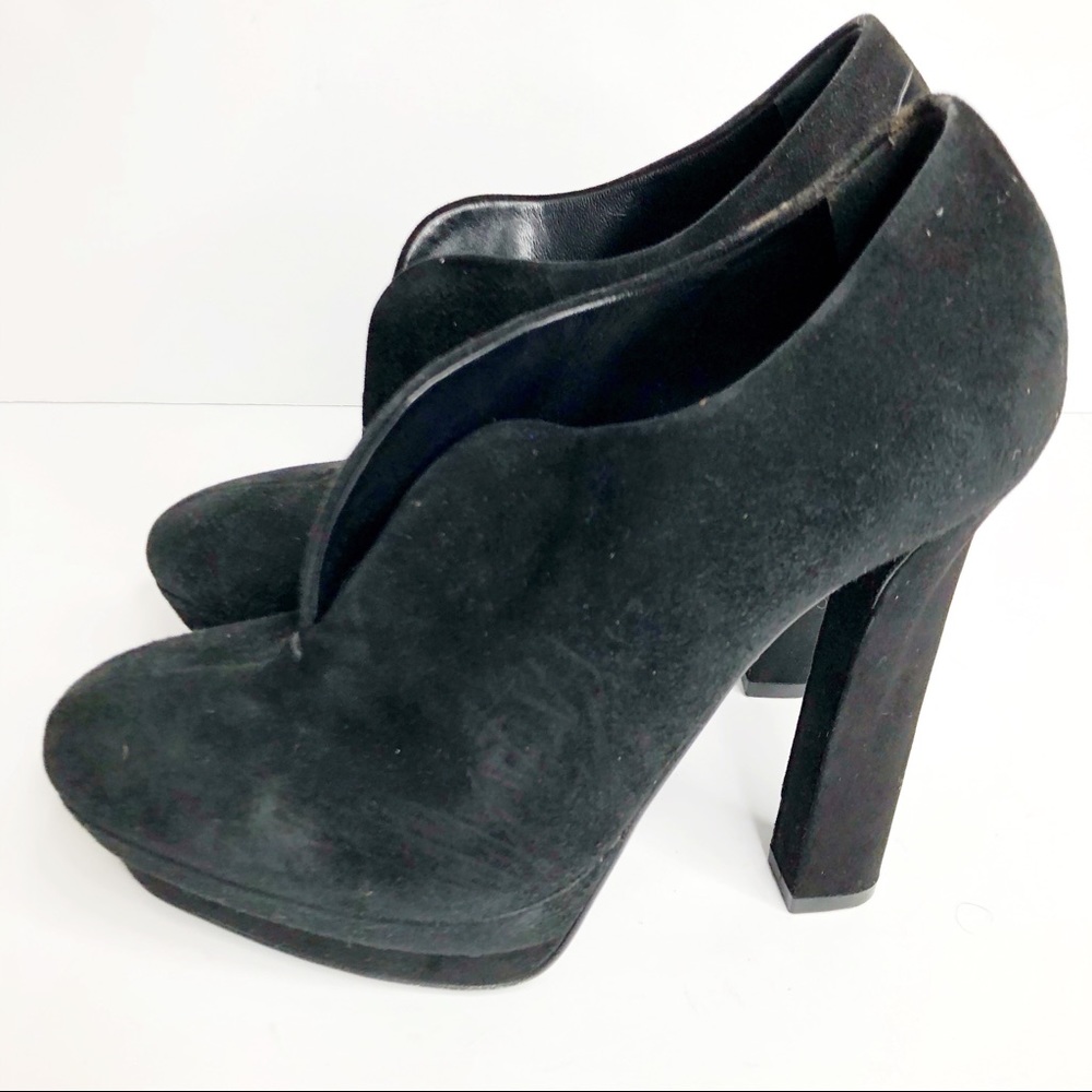 Bottega Veneta Black Suede Ankle Boots/Booties